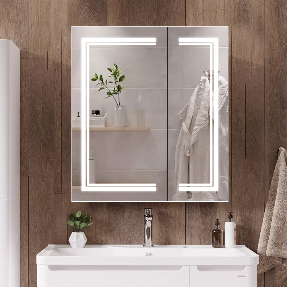 Functional Aluminum Mirror Cabinet Functional Aluminum Mirror Cabinet