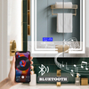 Aluminum Double-Door LED Mirror Cabinet CAD-4292: Touch Buttons, Anti-Fog Technology, 3CCT & Adjustable Illumination & bluetooth