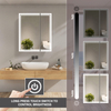 Aluminum Rust-Proof Rectangular Mirror Cabinet for Bathrooms