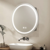 Waterproof Round Stainless Steel Mirror Cabinet For Living Room