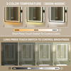 Wall-Mounted High-Quality Minimalist Aluminum Mirror Cabinet For Bathroom