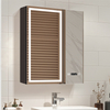 Double-door Bluetooth Rectangular Steel With Powder Coated Mirror Cabinet for Hotel