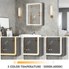 Minimalist Stainless Steel Mirror Cabinet For Bathroom