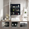 Durable And Metal-style Powder-coated Mirror Cabinet