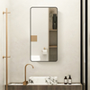 Extra-narrow Vertical Wall-mounted Single-door Steel Mirror Cabinet