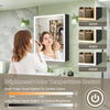 Adjustable And Wall-Mounted Aluminum Mirror Cabinet