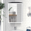 CTL-3570-CN-Corner Mirror Cabinet with Light