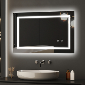 Anti - Fog 3CCT Aluminum Back - framed LED Mirror MAW-412