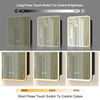 Single-door Rectangular Steel With Powder Coated Mirror Cabinet For Bathroom