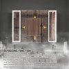 Moisture-Resistant Wall-Mounted Steel With Powder Coated Mirror Cabinet For Bathroom