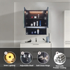 Steel with Powder Coated Mirror Cabinet - 6171