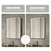 Beveled Mirror Cabinet - 4166