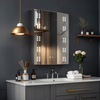 Minimalist And Recessed Stainless Steel Mirror Cabinet