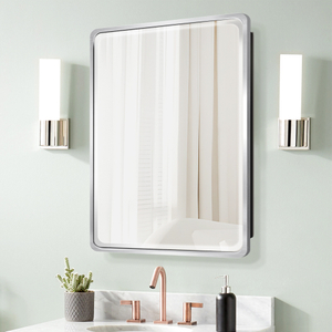Recessed And Durable Stainless Steel Mirror Cabinet For Bathroom
