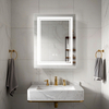 Single - Door Aluminum LED Mirror Cabinet CAS-411