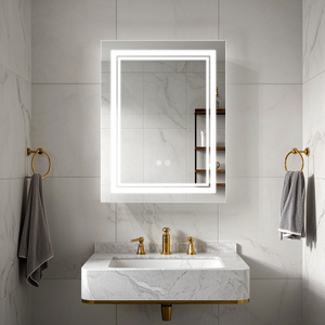 Single - Door Aluminum LED Mirror Cabinet CAS-411