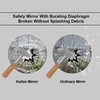 High-Definition Round Mirror MSW-6182: Stainless Steel Frame