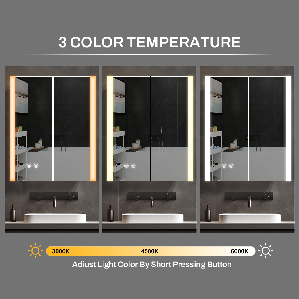 Rectangular Aluminum Mirror Cabinet