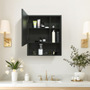 Durable Steel With Powder Coated Mirror Cabinet For Living Room