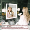 Double-door Waterproof Framed Stainless Steel Mirror Cabinet For Bedroom