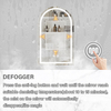 Arch-shaped Durable Steel With Powder Coated Mirror Cabinet For Hotel