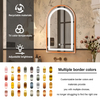 Arched Elegant Modern Led Mirror For Living Room