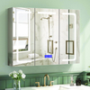 Triple-Door Durable Stainless Steel Mirror Cabinet For Hotel