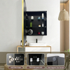 Rust-Proof Steel With Powder Coated Mirror Cabinet For Office