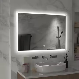 Minimalist Rectangular Led Bathroom Mirror For Home