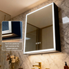 Adjustable And Wall-Mounted Aluminum Mirror Cabinet