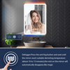 Anti-Fog 3CCT Aluminum LED Mirror Cabinet CTS-6263 with Touch Controls: Adjustable Brightness & RGB Light Effects