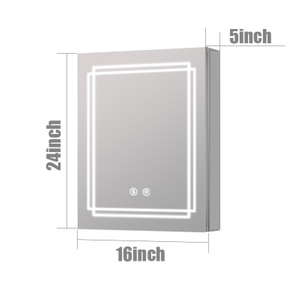 Adjustable Aluminum Mirror Cabinet For Office