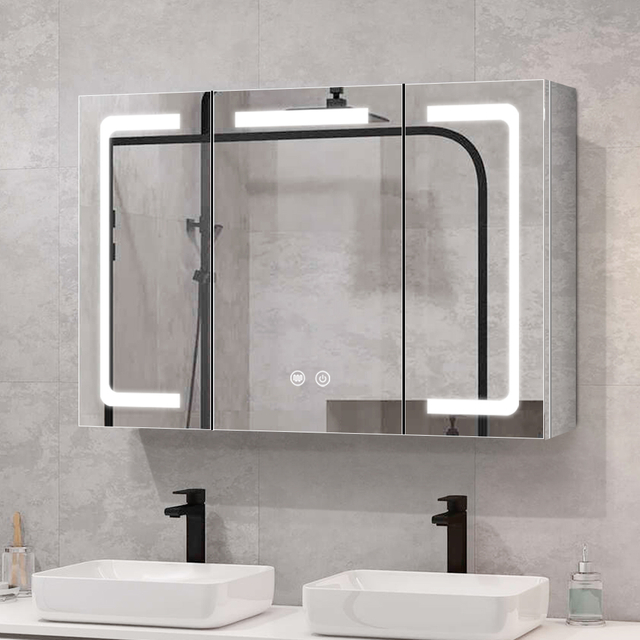 Stainless Steel Mirror Cabinet - 9183-A3