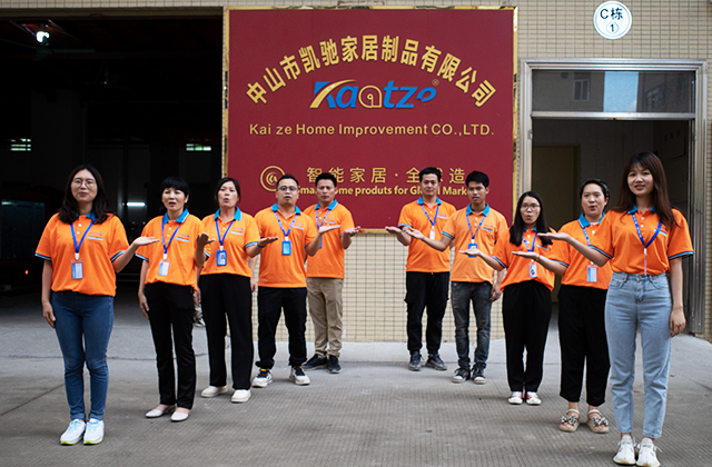Kaitze Team Group Photo at Company Entrance