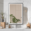 Black Frame Dimmable Mirror