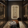 Explosion - proof Tempered Glass Full - length LED Mirror MAW-3113 with Aluminum Frame