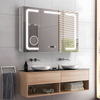 Triple-Door Touch-Controlled Aluminum LED Mirror Cabinet CAT-6261: Anti-Fog, 3 Color Temperatures, Dimmable Lights & Built-in Magnifier