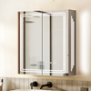 Contemporary Stainless Steel Mirror Cabinet For Living Room
