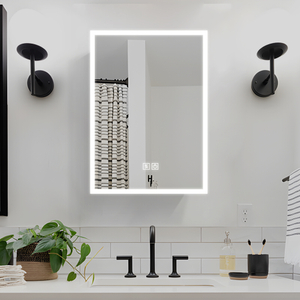 Easy-To-Clean Framed Steel With Powder Coated Mirror Cabinet For Office