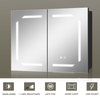 Corrosion-Resistant Modern Style Steel With Powder Coated Mirror Cabinet For Bathroom