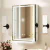 Wall-Mounted High-Quality Minimalist Aluminum Mirror Cabinet For Bathroom
