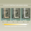Triple-Door Durable Stainless Steel Mirror Cabinet For Hotel
