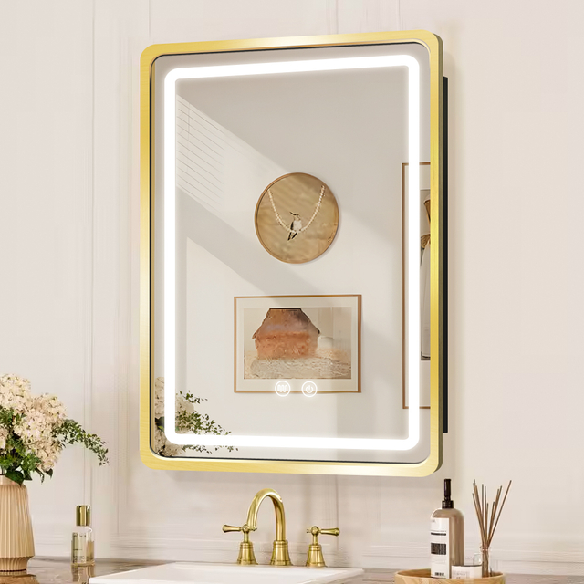 Rust-Proof Steel With Powder Coated Mirror Cabinet For Office