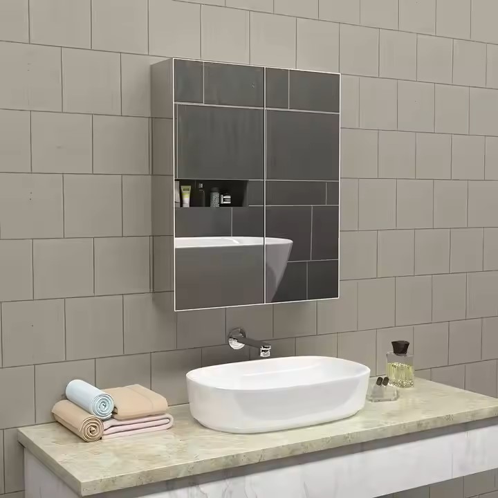 Waterproof Stainless Steel Mirror Cabinet