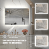 Aluminum Frame Backlit Mirror