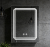 Easy-To-Install Compact Aluminum Mirror Cabinet For Living Room