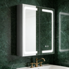  Smart Touch Premium Double-Door Stainless Steel LED Mirror Cabinet