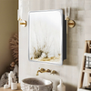 Durable And Metal-style Powder-coated Mirror Cabinet