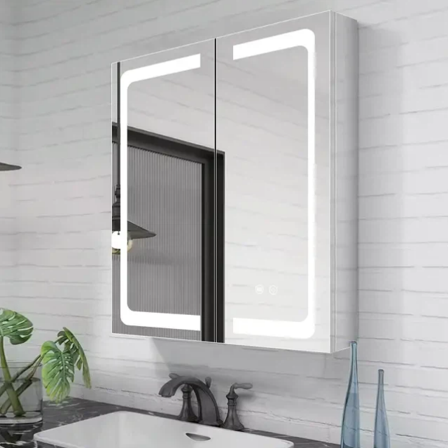 Stainless Steel Mirror Cabinet