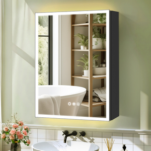 Adjustable And Wall-Mounted Aluminum Mirror Cabinet